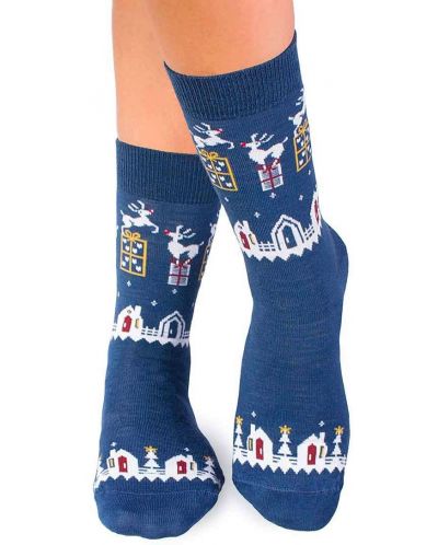 Чорапи Pirin Hill - Merino Presents, размер 39-42, сини - 2