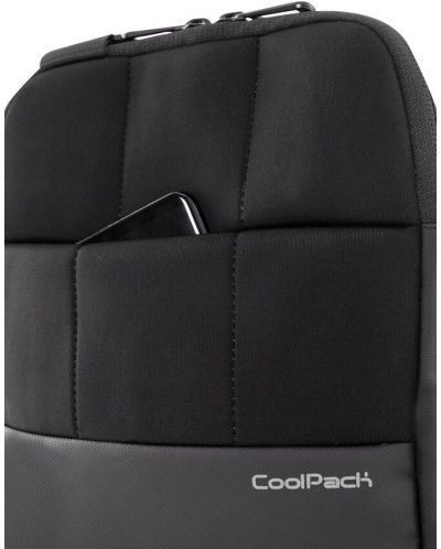 Чанта през рамо Cool Pack - Clip, TPR, черна - 3