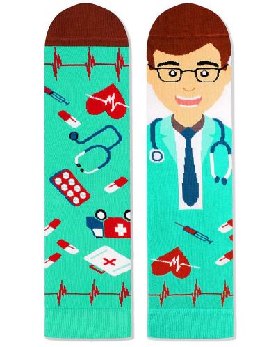 Чорапи Pirin Hill - Profession Doctor, размер 39-42, сини - 1