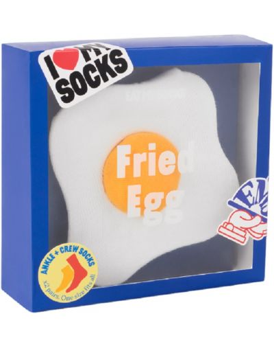 Чорапи Eat My Socks - Fried Egg, 2 чифта - 1