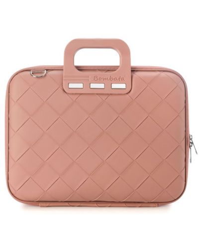 Чанта за лаптоп Bombata - Intrecciato, 15.6''-16'', розова - 1