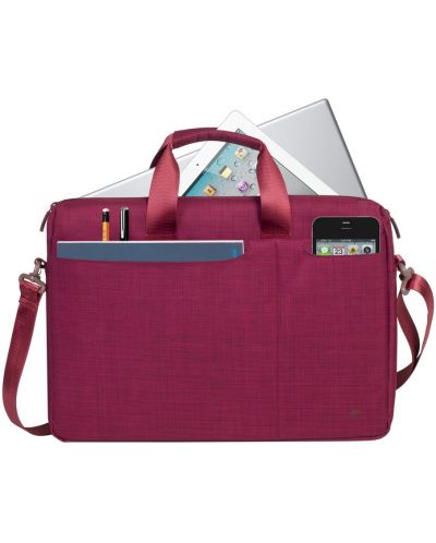 Чанта за лаптоп Rivacase - 8335, 15.6", червена - 2