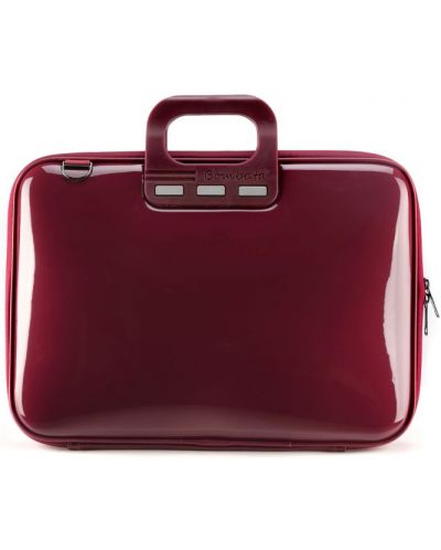 Чанта за лаптоп Bombata - Vernice, 15.6''-16'', червена - 1