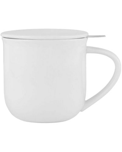 Чаша за чай с цедка Viva Scandinavia - Minima Pure White, 350 ml - 1