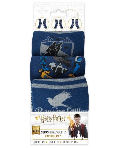 Чорапи Cine Replicas Movies: Harry Potter - Ravenclaw, 3 чифта - 1