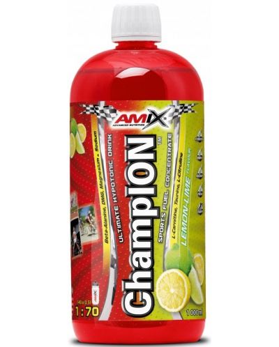 Champion Sports Fuel, лимон и лайм, 1000 ml, Amix - 1