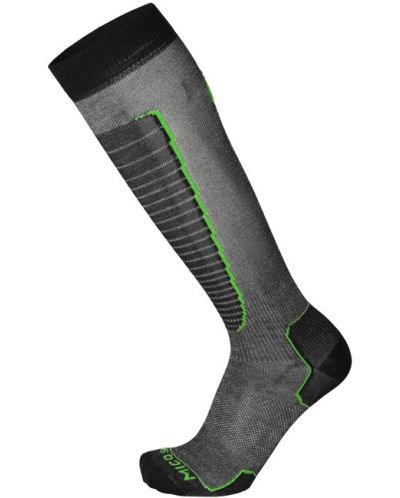 Чорапи Mico - Basic Light weight , сиви/черни - 1