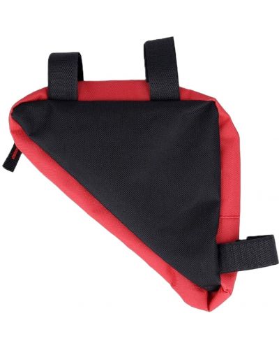 Чанта за велосипед Forever - Outdoor FB-100, за рамка, черна/червена - 2
