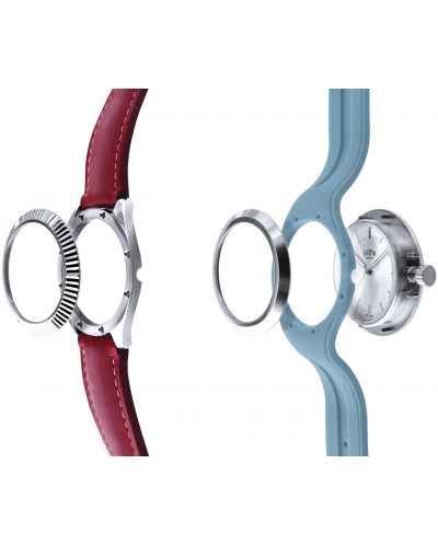 Часовник Bill's Watches Twist - Stone Blue & Burgundy - 2