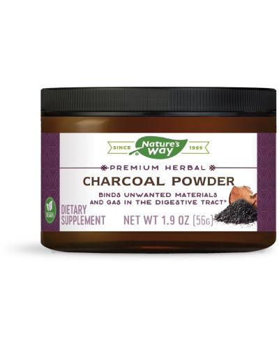 Charcoal Powder, 56 g, Nature’s Way - 1