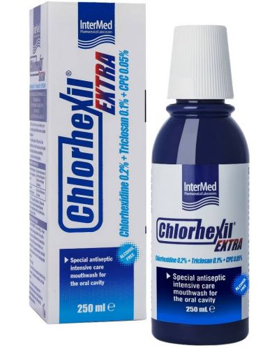Chlorhexil Вода за уста Extra, 250 ml, Vittoria Pharma - 1