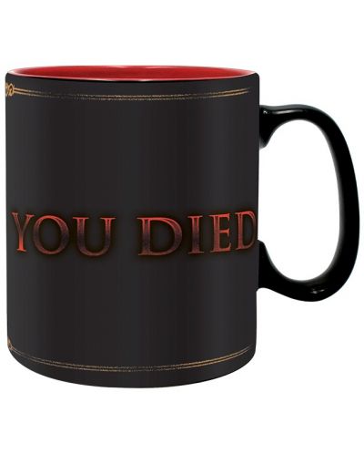 Чаша с термо ефект ABYstyle Games: Dark Souls - You Died - 1