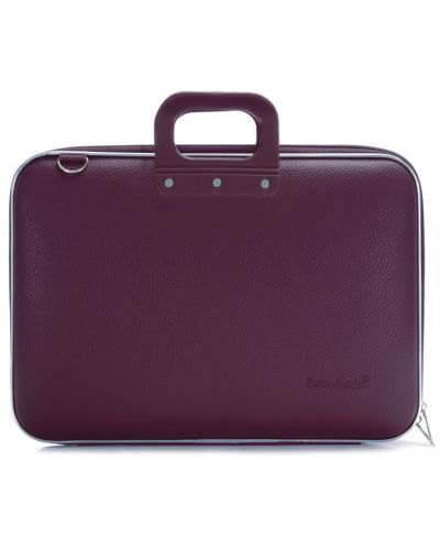 Чанта за лаптоп Bombata Maxi Classic - 17", лилава - 1