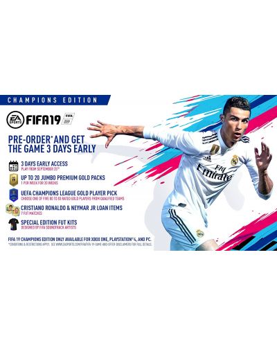 FIFA 19 Champions Edition (PS4) + подарък албум Panini 365 - 2019 - 8