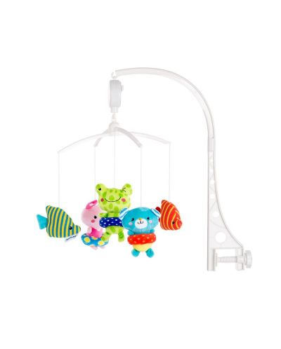 Музикална играчка за легло Chipolino - Малки плувци