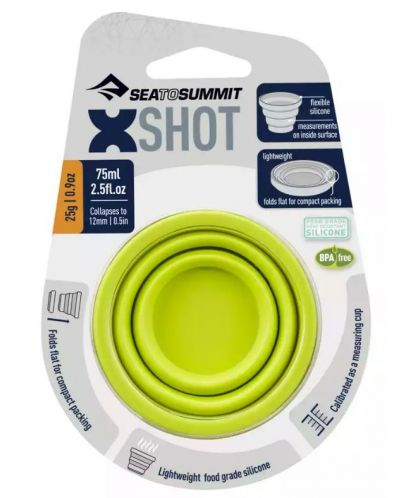 Чаша Sea to Summit - X-Shot, 75 ml, зелена - 3