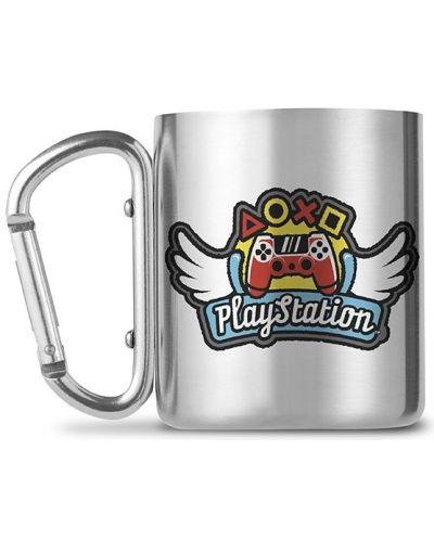 Чаша ABYstyle Games: PlayStation - Wings (Carabiner) - 1