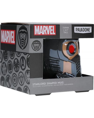 Чаша 3D Paladone Marvel: Guardians of the Galaxy - Starlord, 550 ml - 2