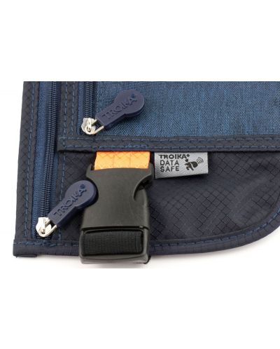 Чанта за кръст Troika - С RFID защита, тъмна - 2