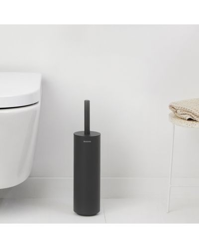 Четка за тоалетна със стойка Brabantia - MindSet, Mineral Infinite Grey - 7