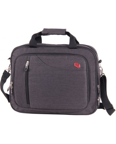 Чанта за лаптоп Pulse Casual - Cationic, 15.6", сива - 2