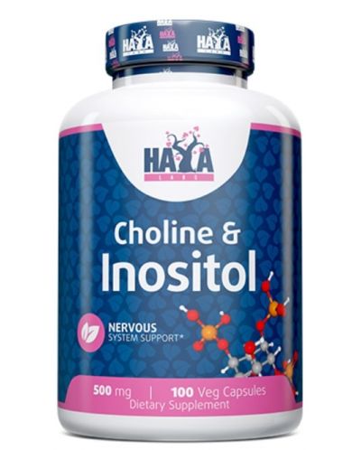 Choline & Inositol, 100 капсули, Haya Labs - 1
