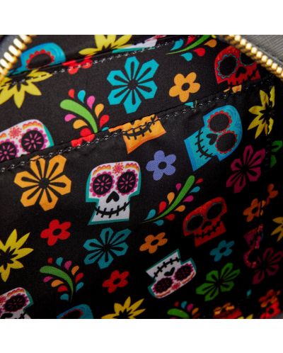Чанта Loungefly Disney: Coco - Miguel Floral Skull - 6