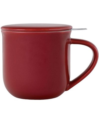Чаша за чай с цедка Viva Scandinavia - Minima Cranberry, 350 ml - 1