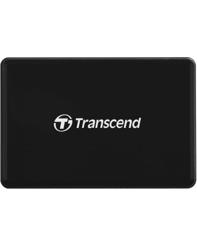 Четец за карти Transcend - USB 3.1 RDC8, черен - 1