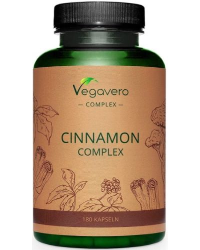 Cinnamon Complex, 180 капсули, Vegavero - 1