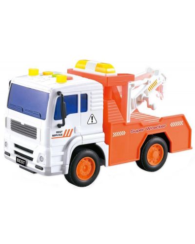 Детска играчка City Service - Камион, със звук и светлини, асортимент - 2