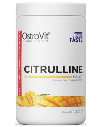 Citrulline Malate Powder, манго, 400 g, OstroVit - 1