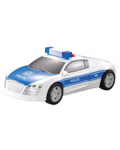 Детска играчка City Service - Полицейски автомобил, 1:28, със звук и светлини - 1