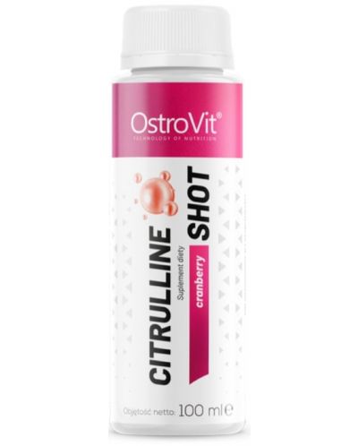 Citrulline Shot, червена боровинка, 25 шота х 100 ml, OstroVit - 2