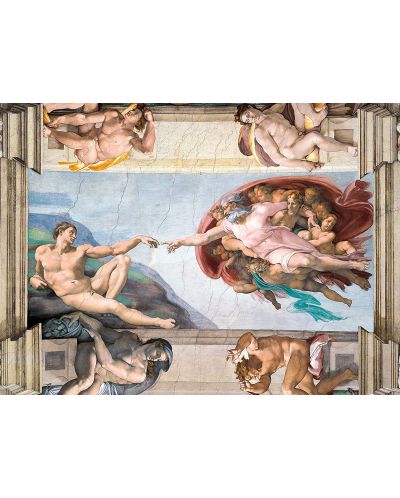 Пъзел Clementoni от 1000 части - Микеланджело, Създаването на човека - 2