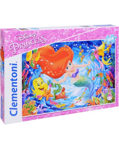 Пъзел Clementoni от 104 части - Малката русалка