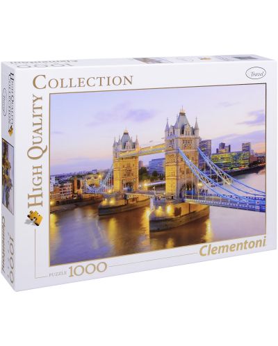 Пъзел Clementoni от 1000 части - Тауър Бридж, Лондон - 1