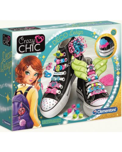 Творчески комплект Clementoni Crazy Chic - Декорация за обувки - 1