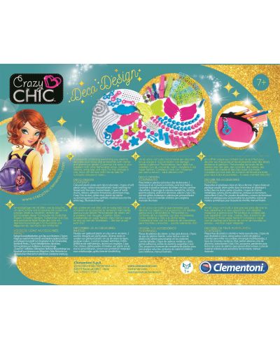 Творчески комплект Clementoni Crazy Chic - Декорация за обувки - 2
