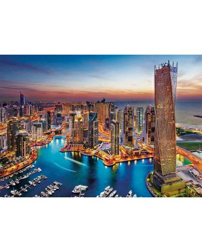 Пъзел Clementoni от 1500 части - Пристанището на Дубай - 2