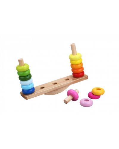 Дървена играчка за подреждане и баланс Classic World - 4