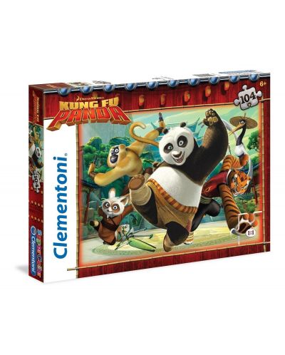 Пъзел Clementoni от 104 части - Кунг-фу Панда