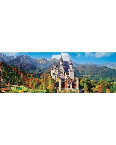 Панорамен пъзел Clementoni от 1000 части - Замъкът Нойшванщайн, Германия - 2