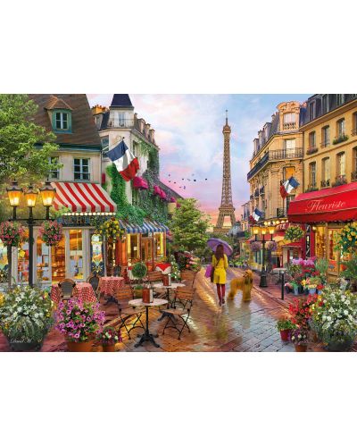 Пъзел Clementoni от 1000 части - Цветя в Париж - 2