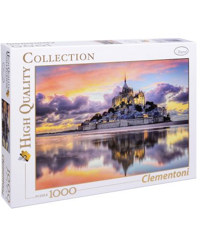Пъзел Clementoni от 1000 части - Прекрасният Мон Сен Мишел - 1