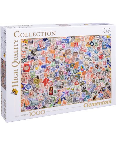 Пъзел Clementoni от 1000 части - Колекция пощенски марки - 1