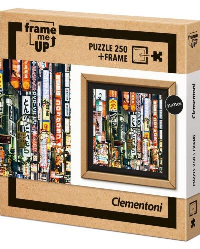 Пъзел Clementoni Frame Me Up от 250 части - Светлините на Токио - 1