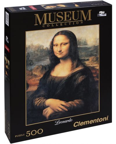 Пъзел Clementoni от 500 части - Мона Лиза, Леонардо да Винчи - 1