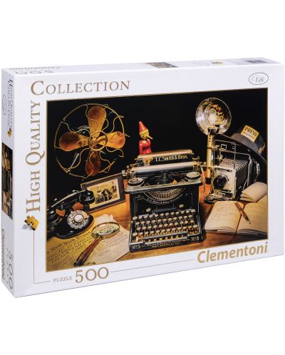 Пъзел Clementoni от 500 части - Пишещата машина - 1