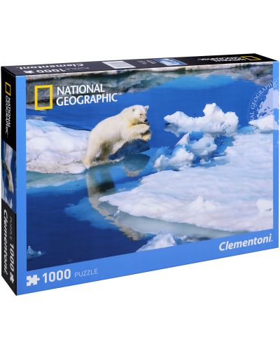 Пъзел Clementoni от 1000 части - Полярна мечка - 1
